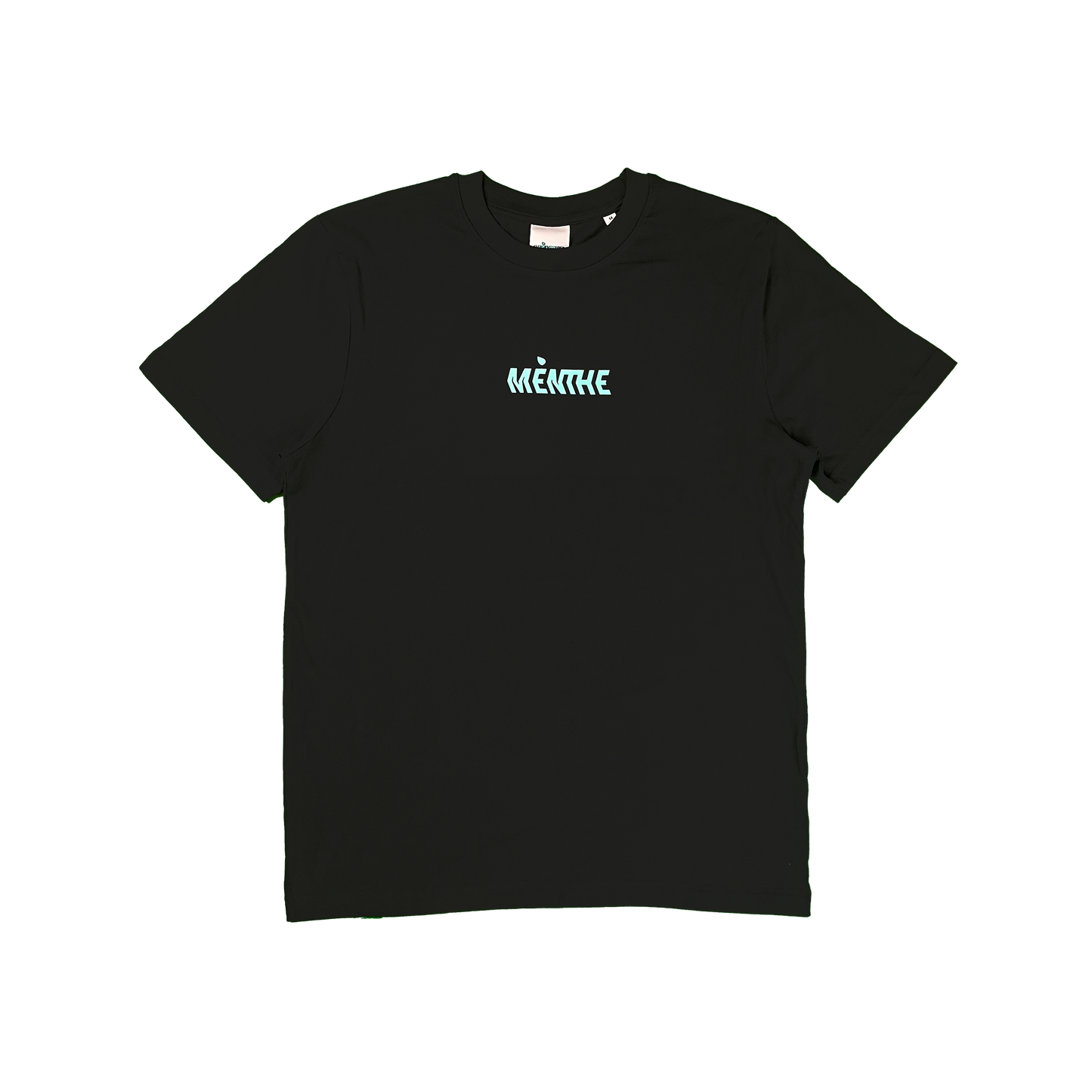 REGULAR FIT "TEXT LOGO" MINT-TEE.