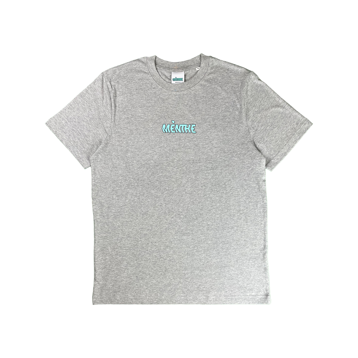 REGULAR FIT "TEXT LOGO" MINT-TEE.