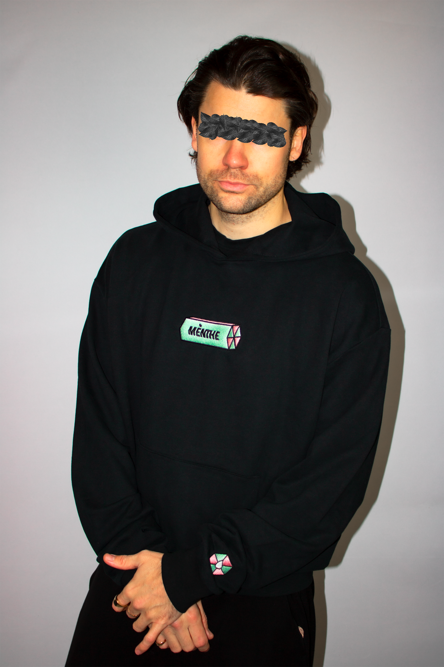 "PRISM LOGO" BOXY HEAVYWEIGHT HOODIE.