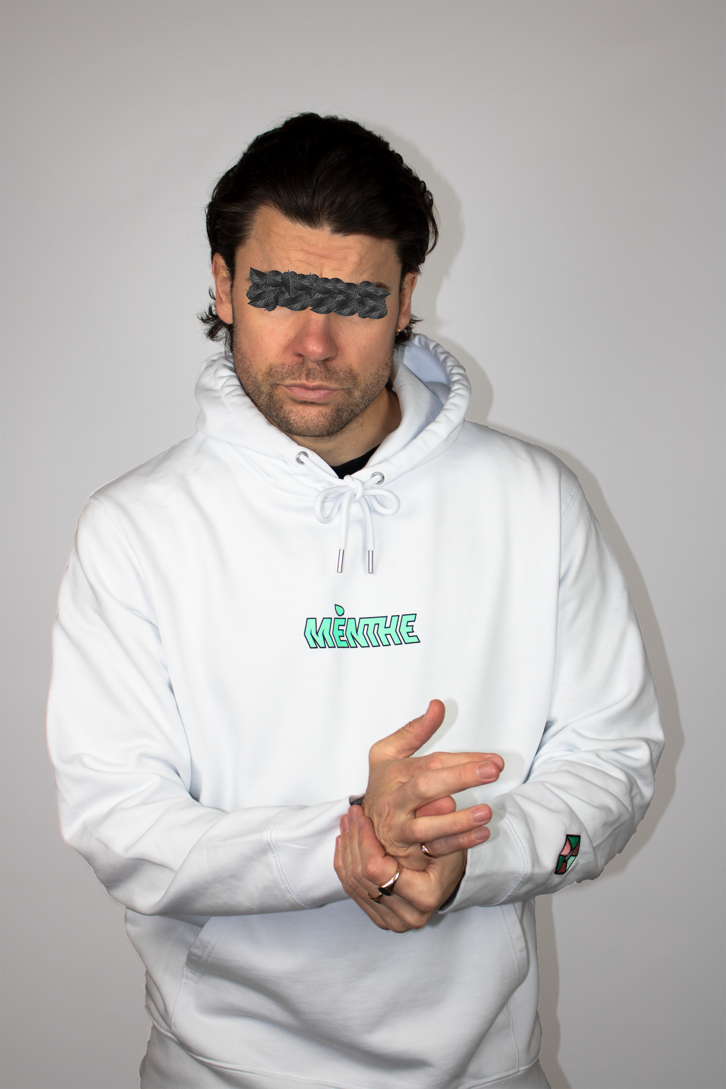 "TEXT LOGO" REGULAR HOODIE.