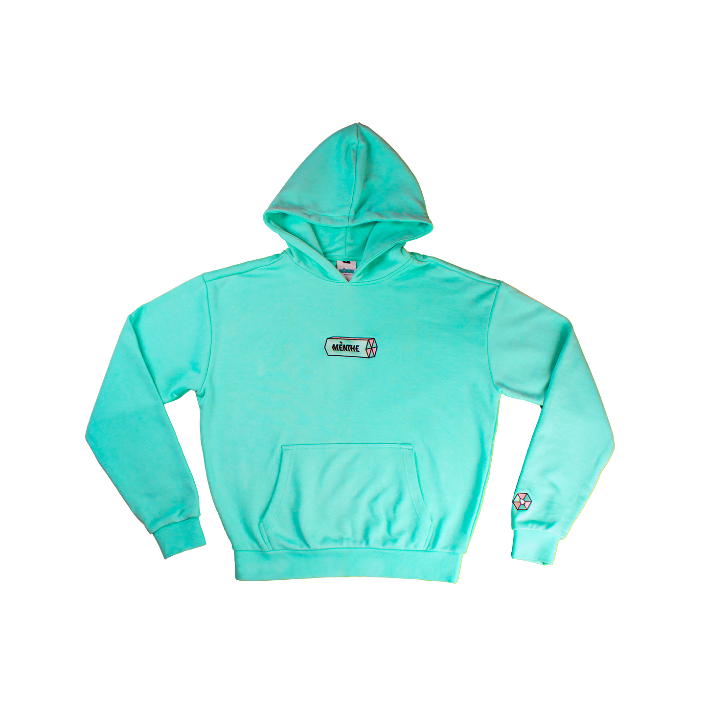 "PRISM LOGO" BOXY HEAVYWEIGHT HOODIE.