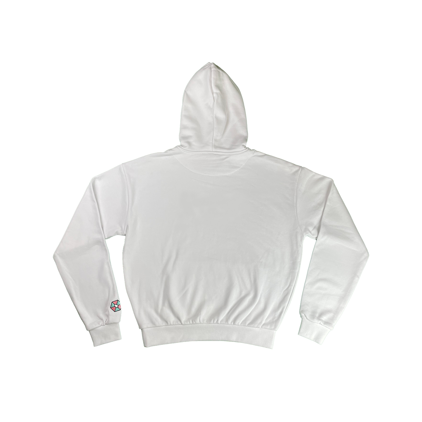 "PRISM LOGO" BOXY HEAVYWEIGHT HOODIE.