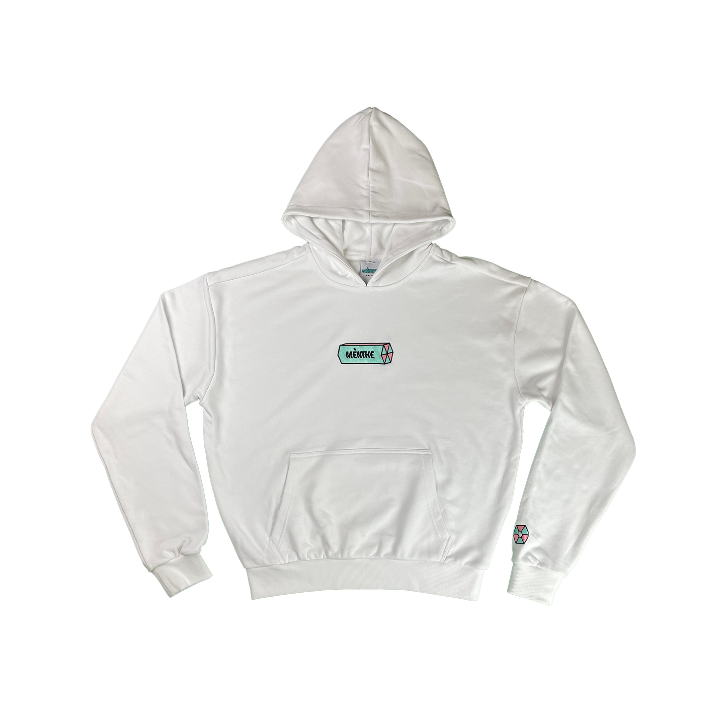 "PRISM LOGO" BOXY HEAVYWEIGHT HOODIE.