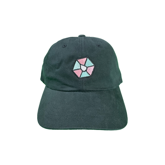 PEACHED COTTON "HEXALEAF LOGO" DAD CAP.