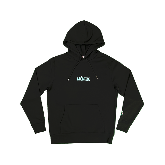 "TEXT LOGO" REGULAR HOODIE.