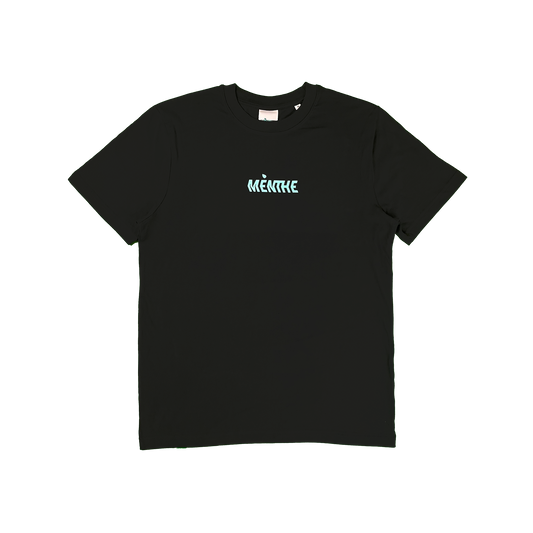 REGULAR FIT "TEXT LOGO" MINT-TEE.