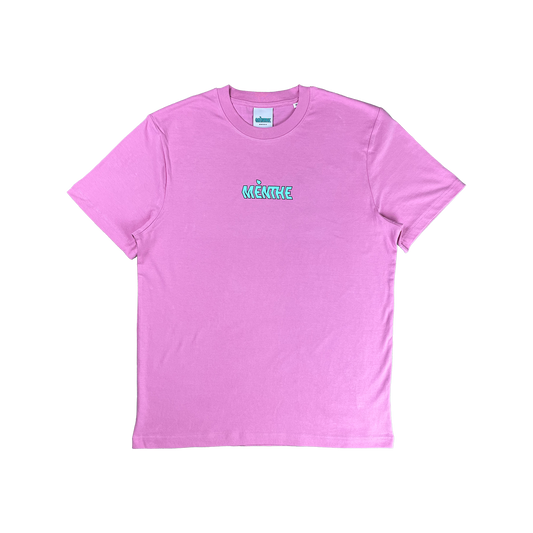 REGULAR FIT "TEXT LOGO" MINT-TEE.