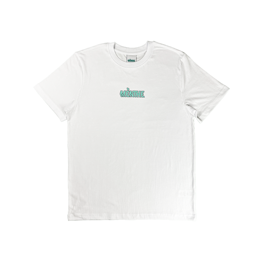 REGULAR FIT "TEXT LOGO" MINT-TEE.