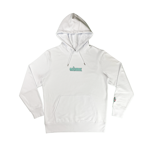 "TEXT LOGO" REGULAR HOODIE.